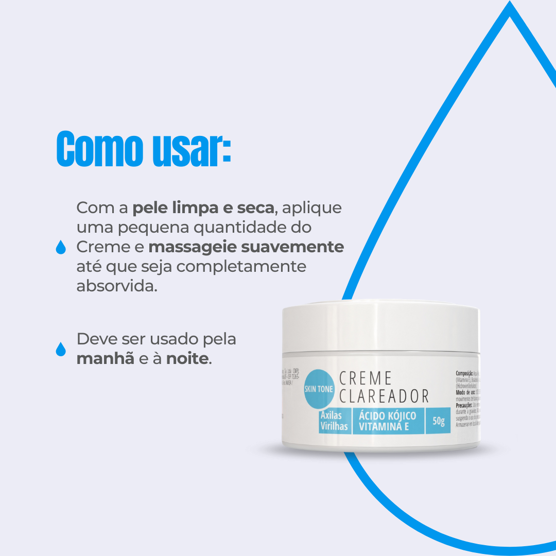 Creme Clareador Skin Tone