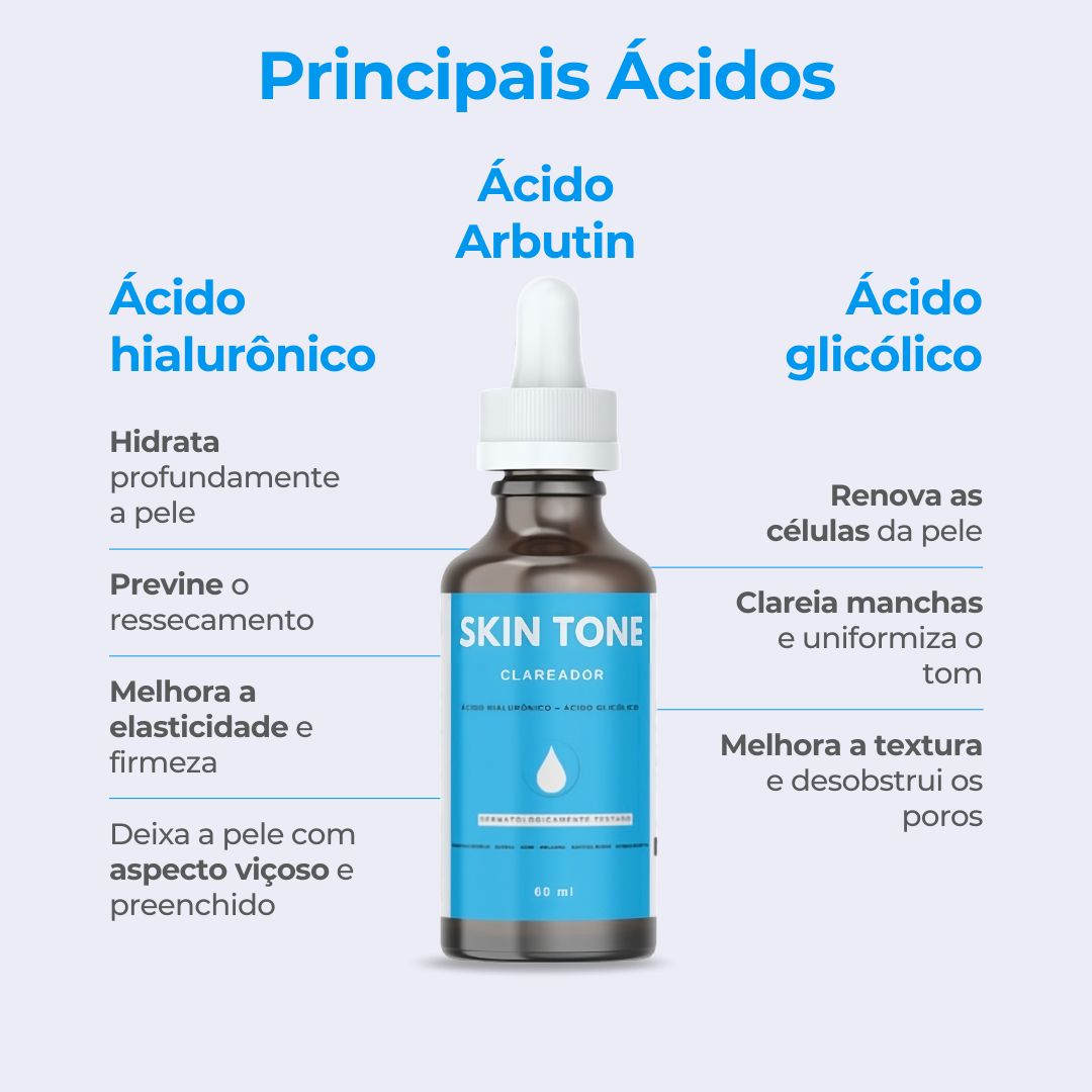 Kit 3 clareadores - Protocolo 90 dias