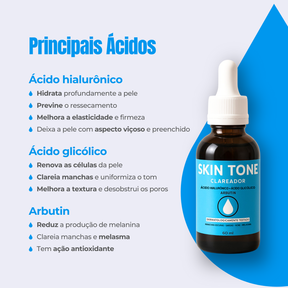 Kit Sérum clareador + Sabonete Facial + Protetor Solar + Hidratante Facial